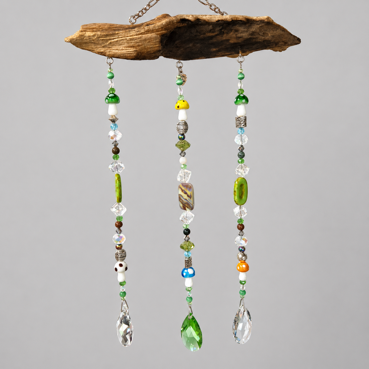 Woodland Whimsy Driftwood Suncatcher