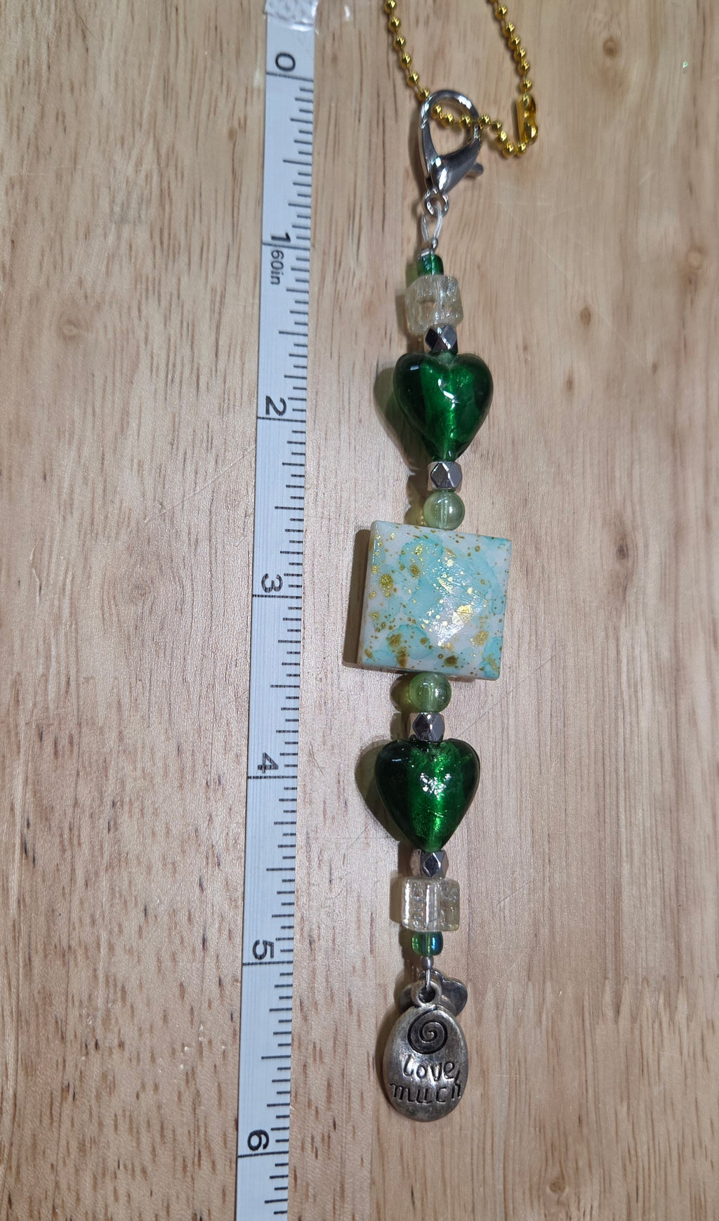 Love Much Rearview Mirror Charm