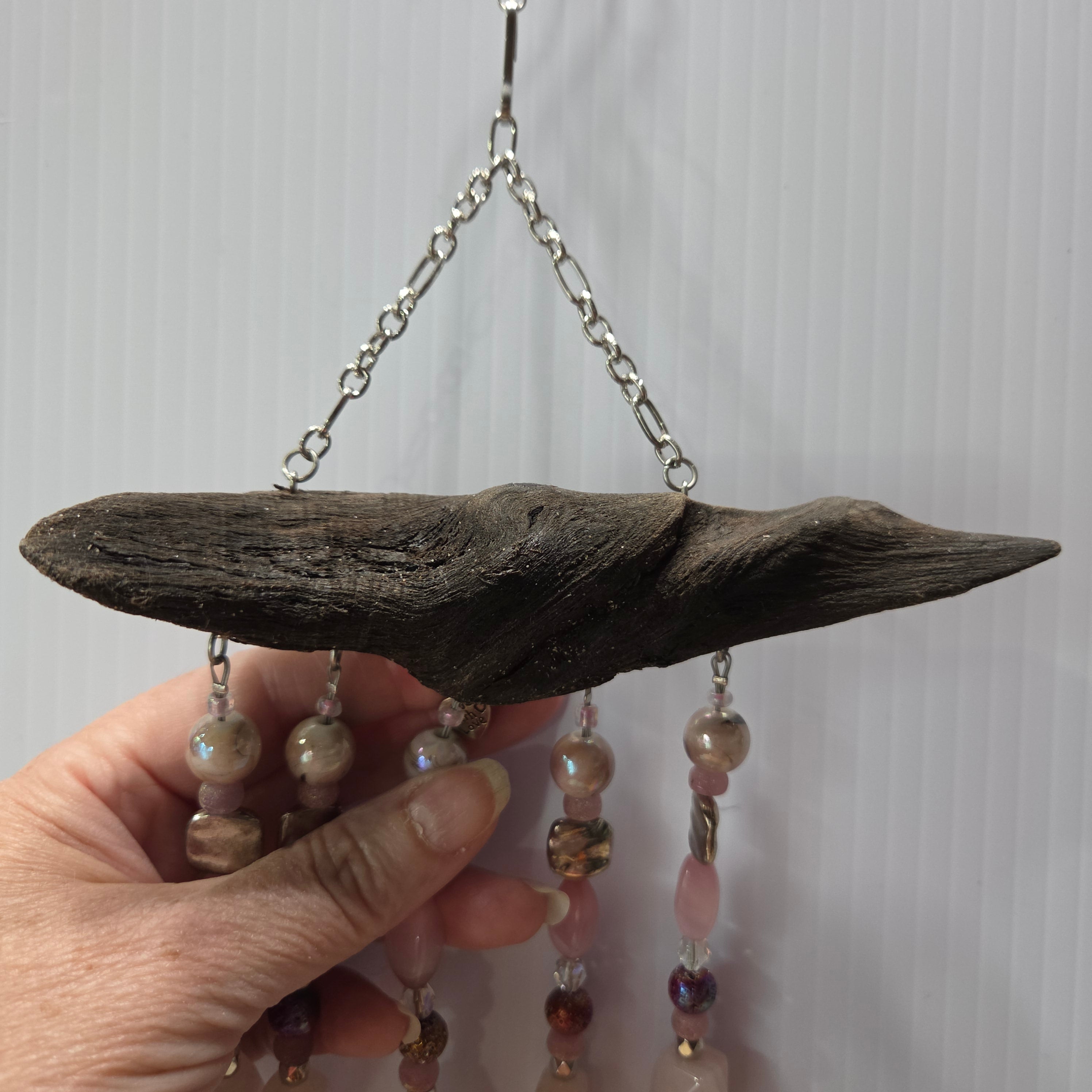 Whispers on Wings Driftwood Suncatcher
