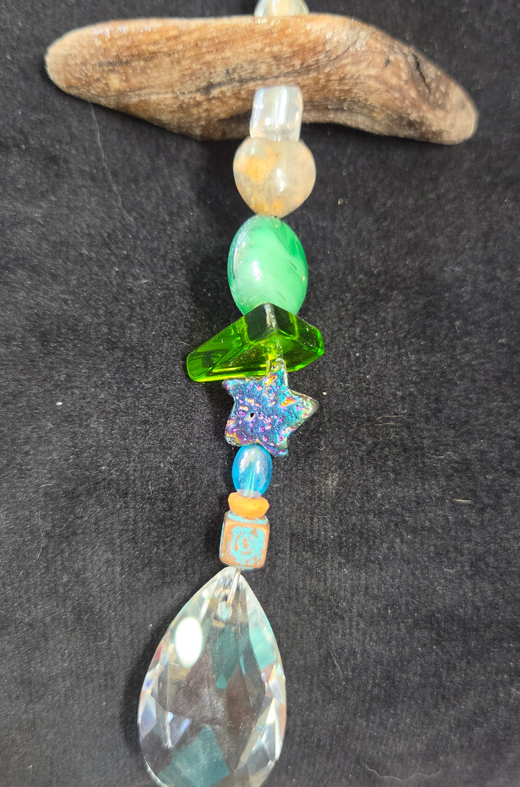 Tidepool Treasures a handcrafted one-of-a-kind driftwood suncatcher