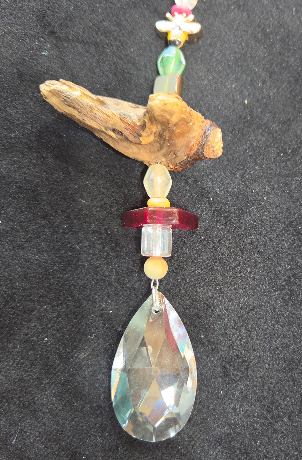 Tidepool Treasures a handcrafted one-of-a-kind driftwood suncatcher