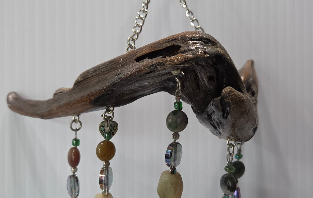 Handcrafted Driftwood Suncatcher – Tree of Life Edition one-of-a-kind