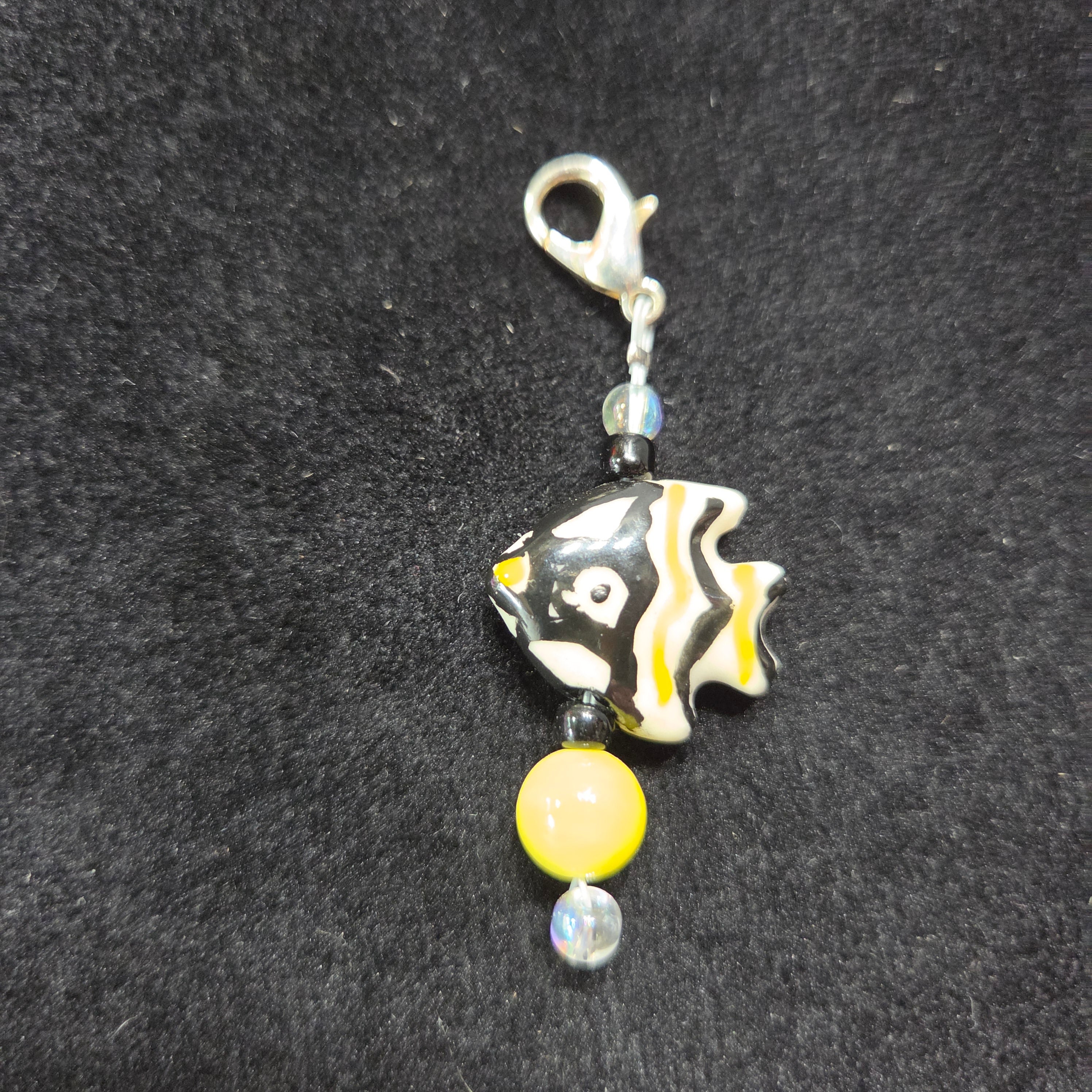 Tropical Reef Fish Zipper Charm