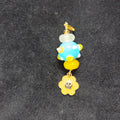Smiley Flower Zipper Charm