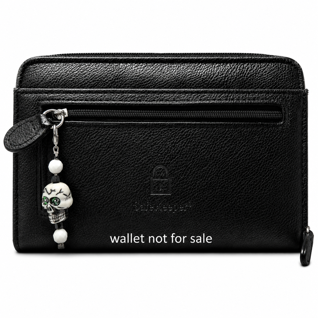 Skull Zipper Charm