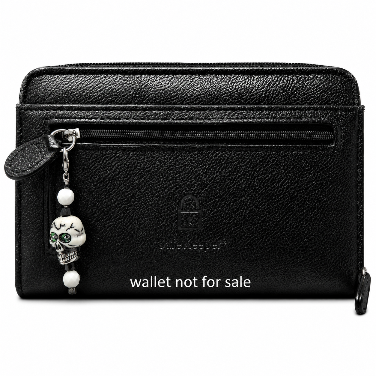 Skull Zipper Charm