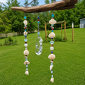 Seahorse Serenity Driftwood Suncatcher – Handcrafted Coastal Decor with Seashells
