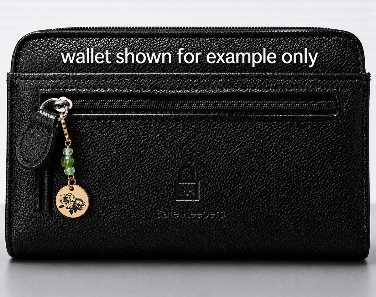 Rose Garden Zipper Charm