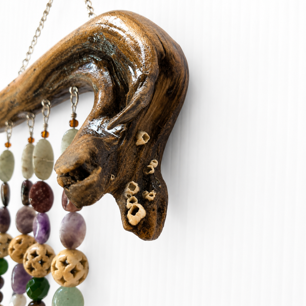 Natural Harmony Driftwood Wall Hanging. Handcrafted one-of-a-kind 

﻿Tree of Tides