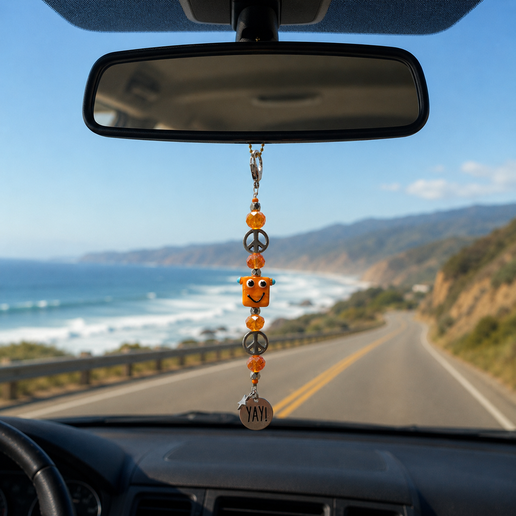 YAY! Rearview Mirror Charm
