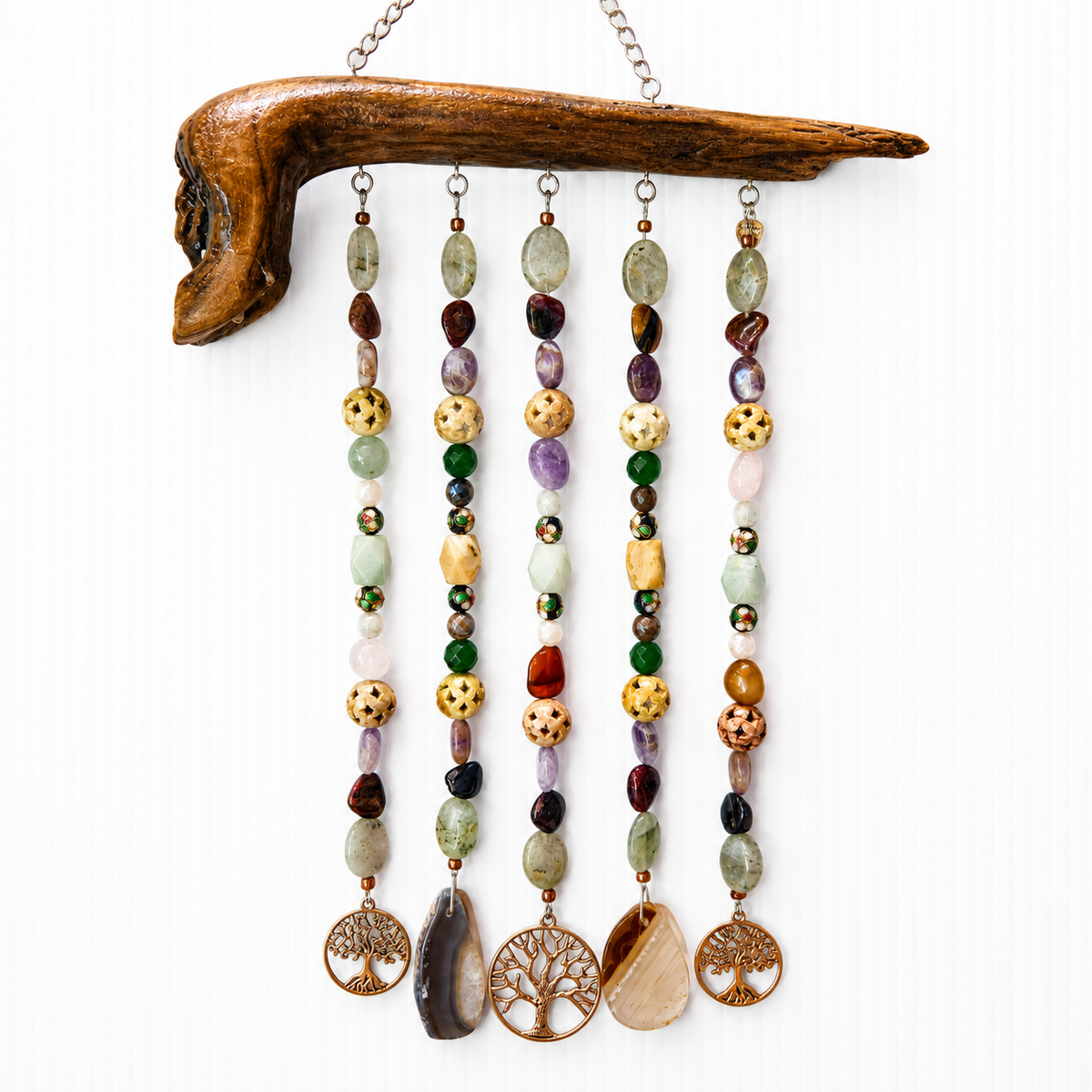 Natural Harmony Driftwood Wall Hanging. Handcrafted one-of-a-kind 

﻿Tree of Tides