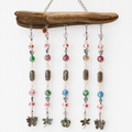 Butterfly Garden Breeze driftwood suncatcher handcrafted one-of-a-kind