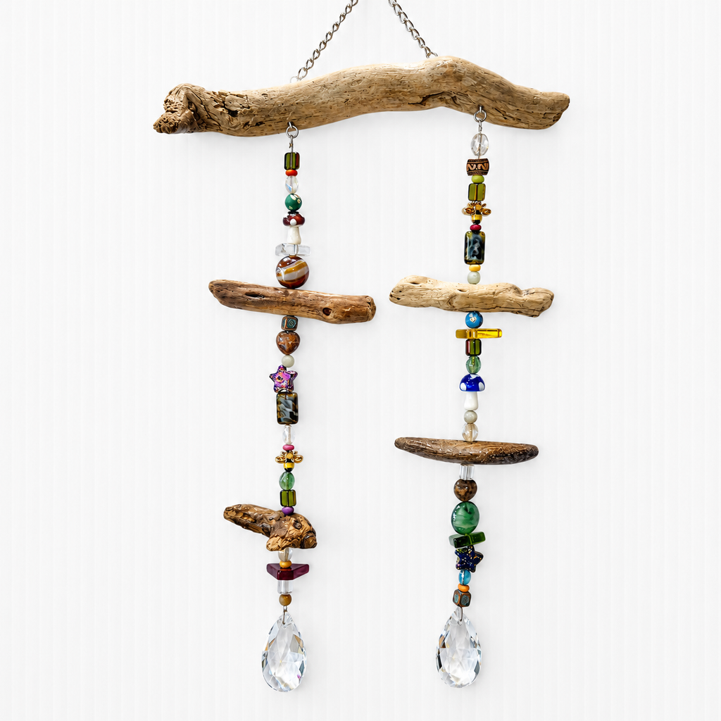 Tidepool Treasures a handcrafted one-of-a-kind driftwood suncatcher