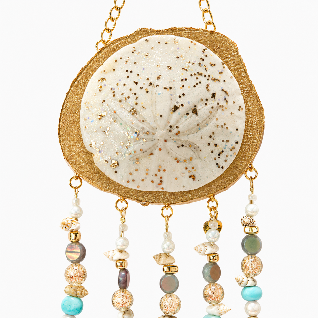 Golden Tide Sand Dollar Wall Hanging