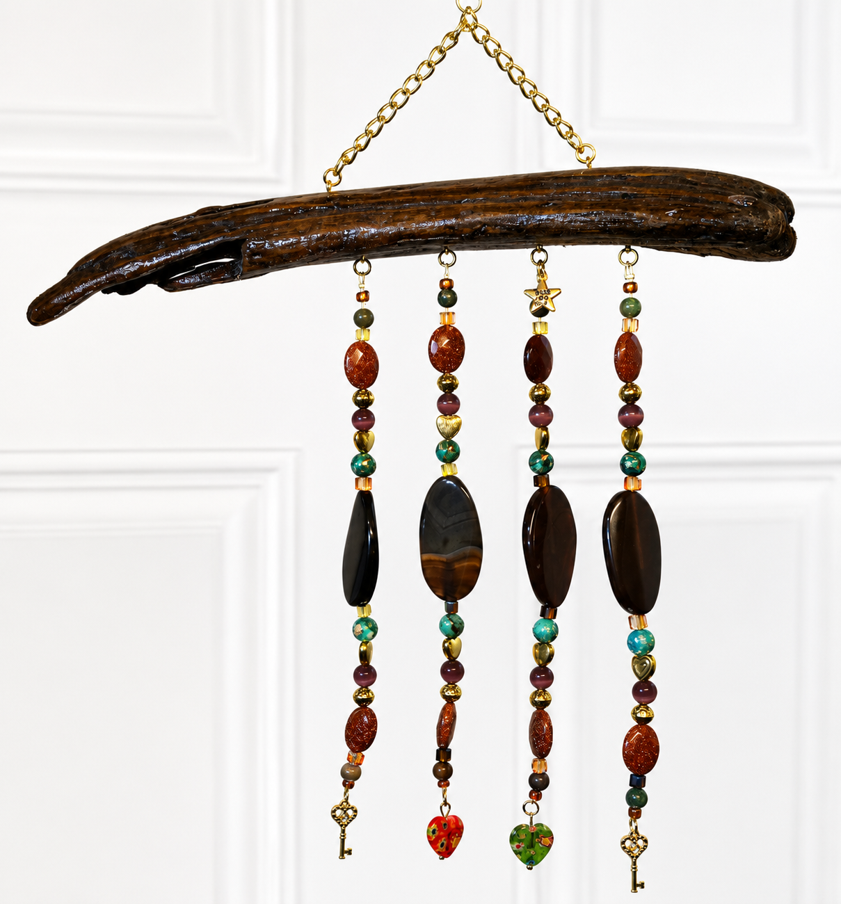 Whispers of the Heart Driftwood Suncatcher