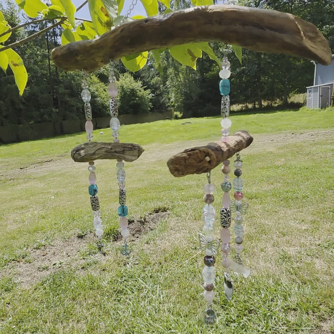 Whispers of the Tide – Driftwood Suncatcher